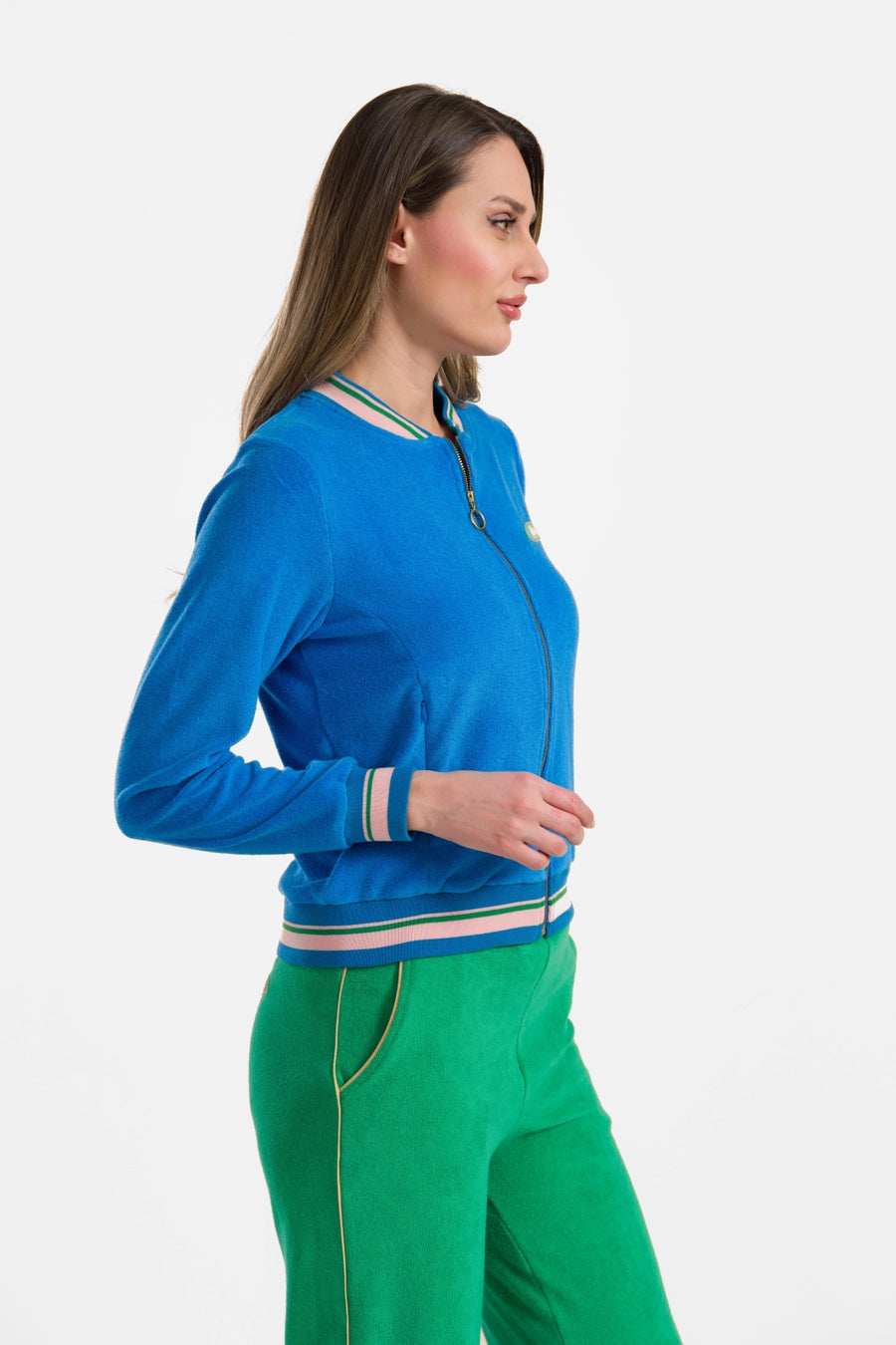 Nora bomberjack | Blauw