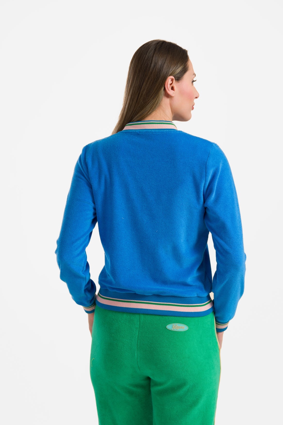 Nora bomberjack | Blauw