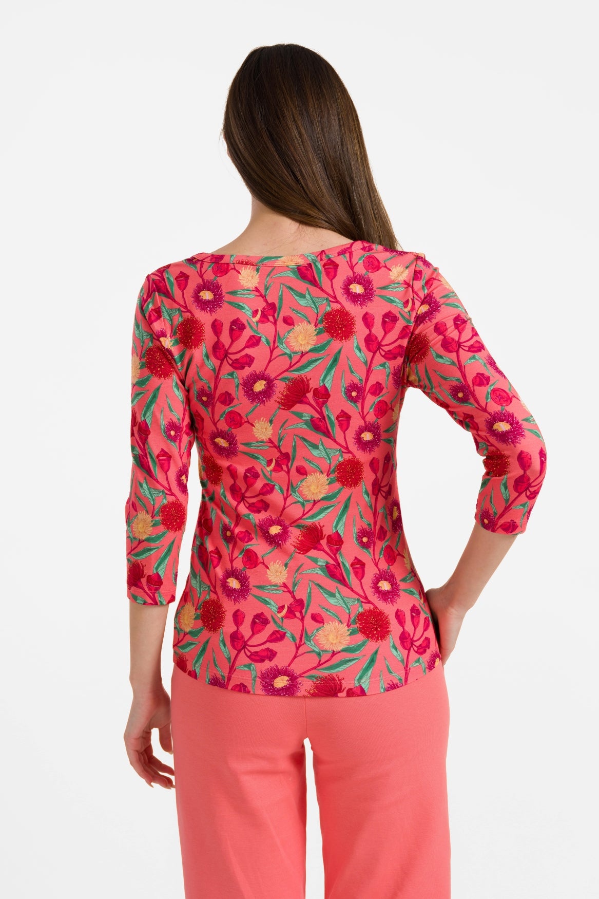 Lynn top met 3/4 mouwen | Wild Bouquet
