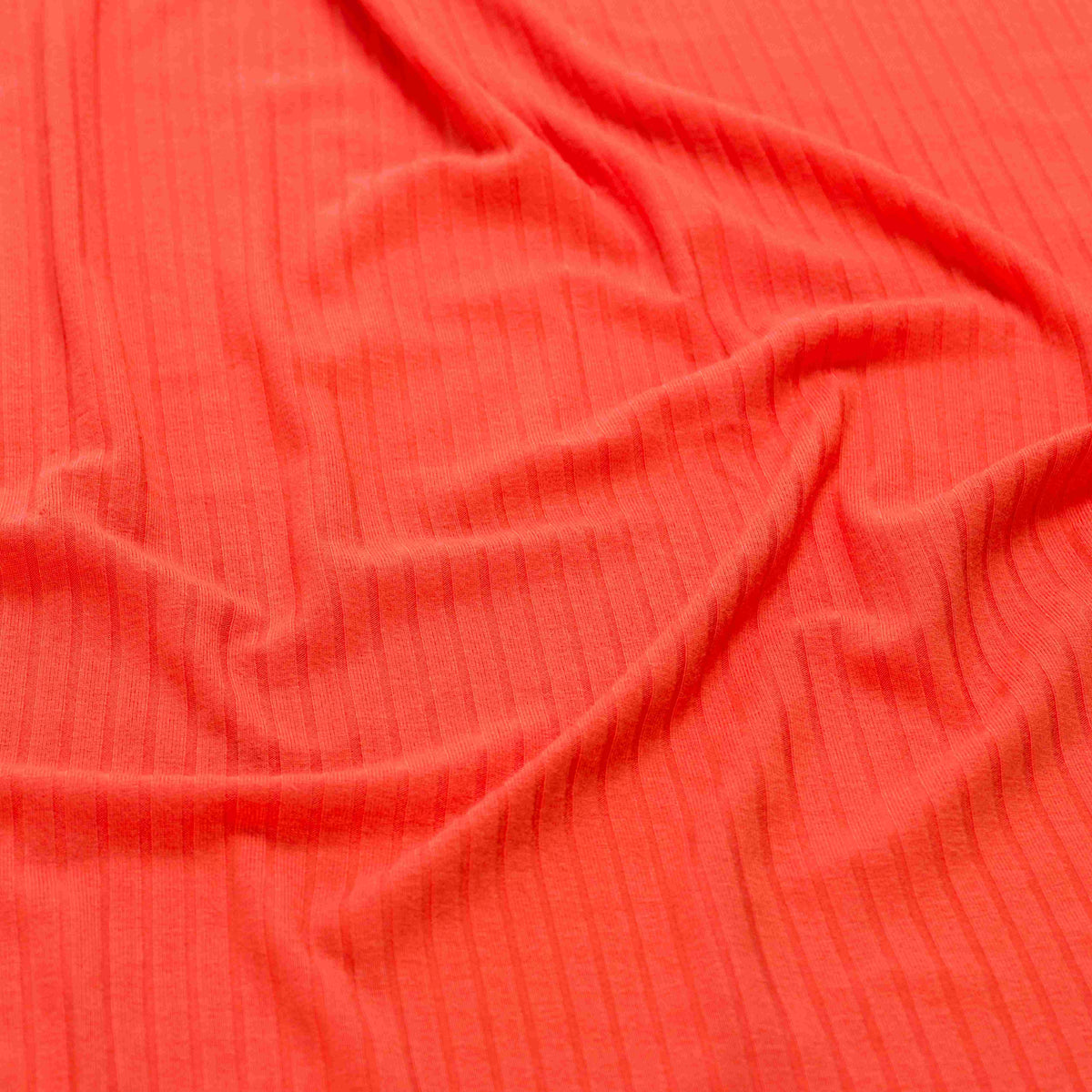 Monroe top | Rib Oranje Rood