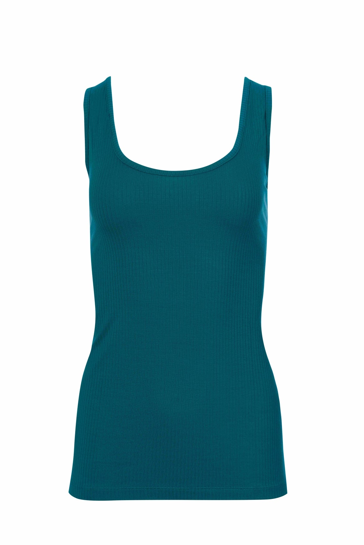 Stella tanktop | Rib Petrol Blue