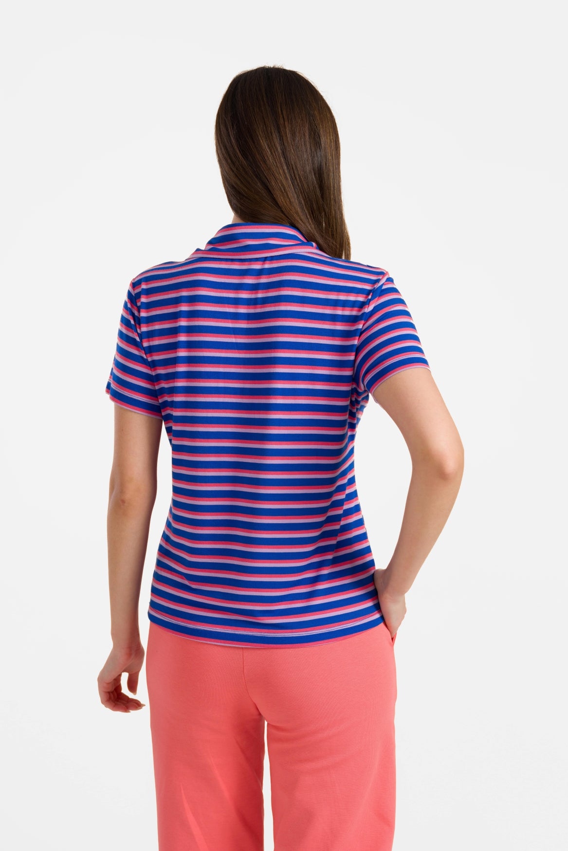 Suzy top met korte mouwen | Happy Stripes Blue