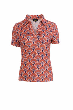 Suzy top met korte mouwen | Bloemenwaaier