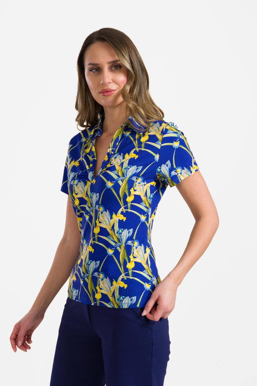 Suzy top met korte mouwen | Lilly