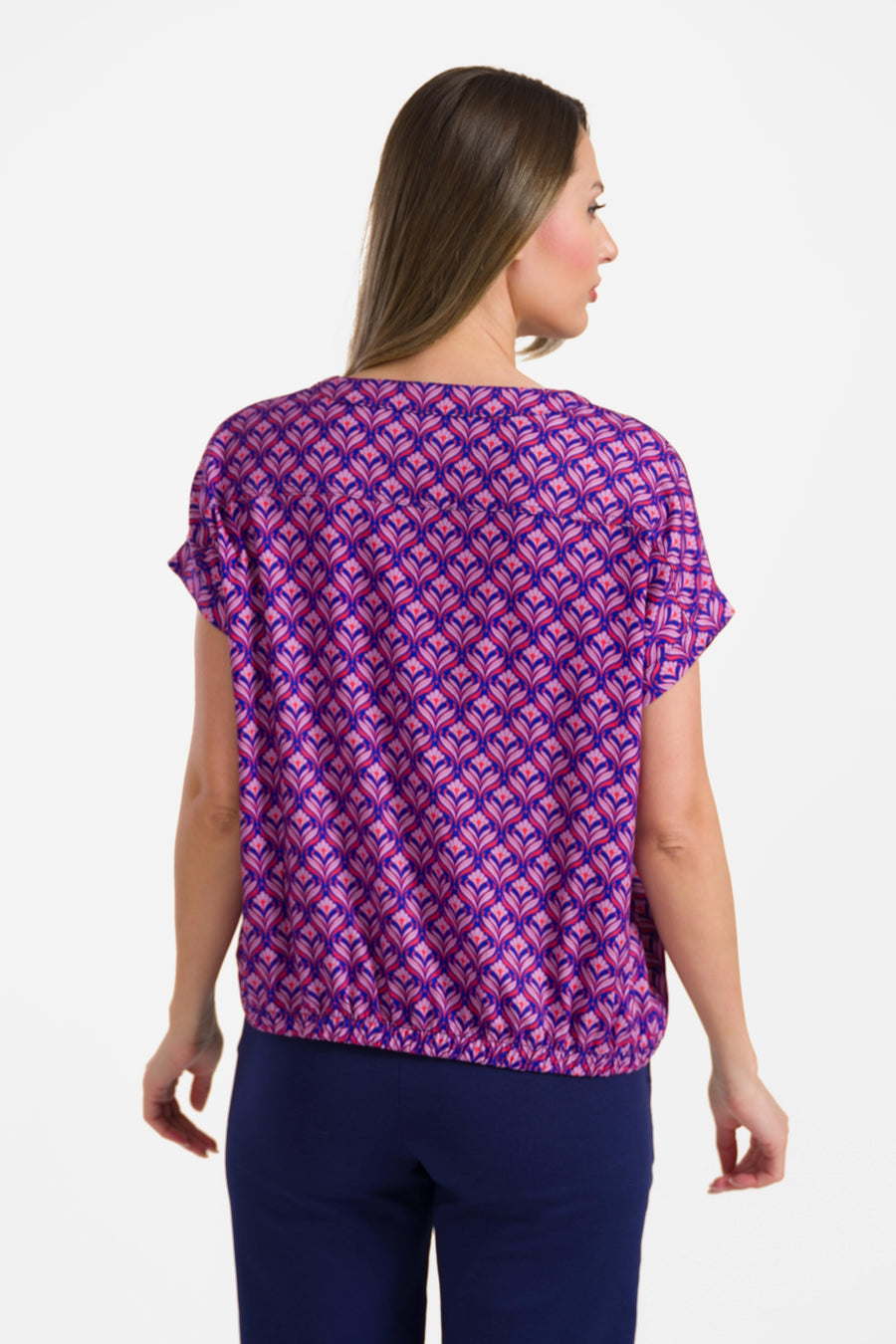 Evy blouse met korte mouwen | Small Barock
