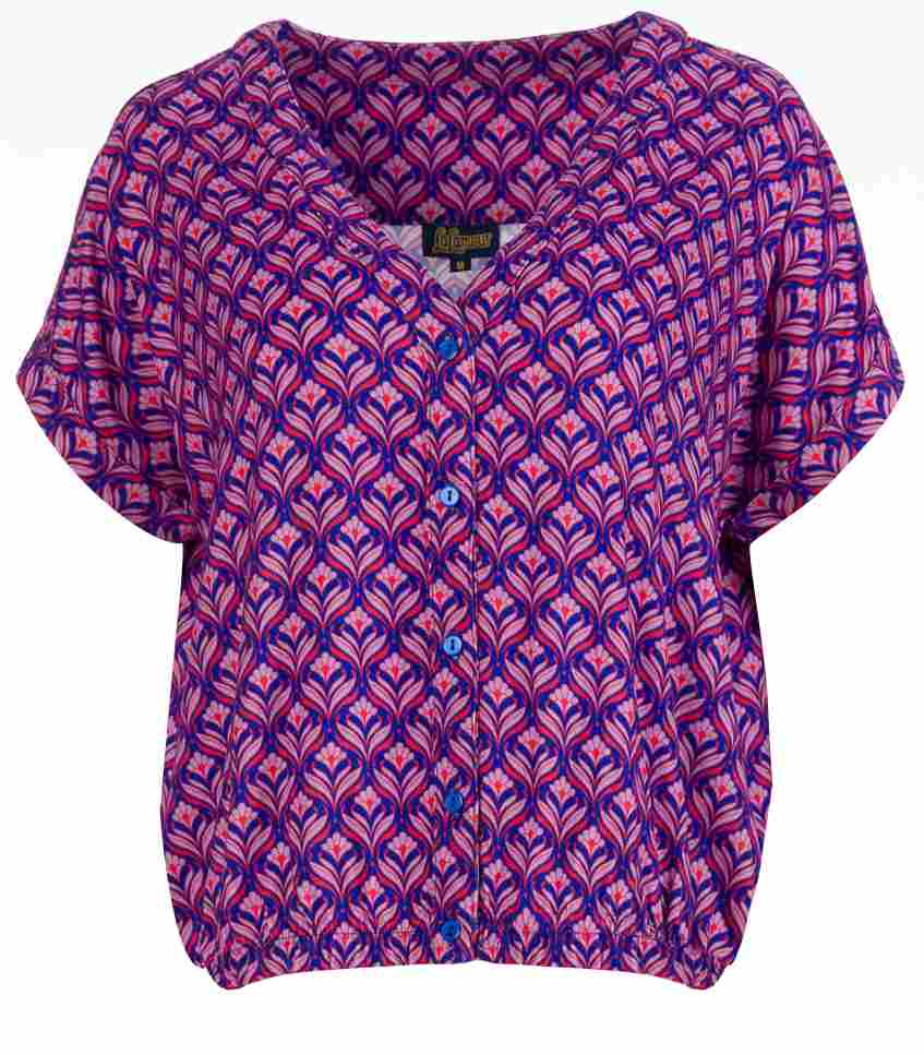 Evy blouse met korte mouwen | Small Barock