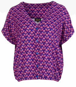 Evy blouse met korte mouwen | Small Barock