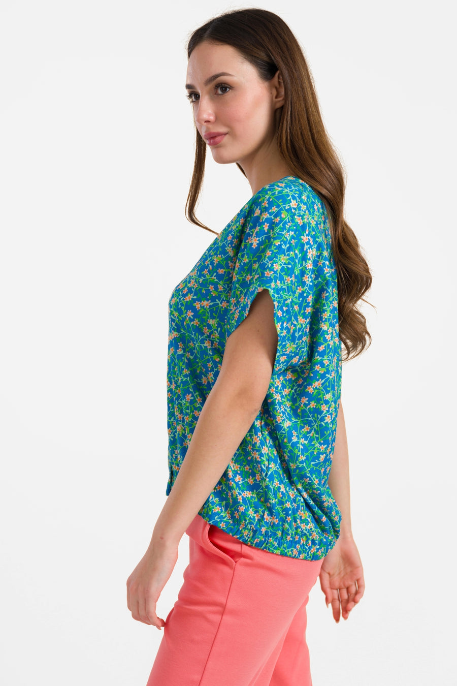 Evy blouse met korte mouwen | Lente String