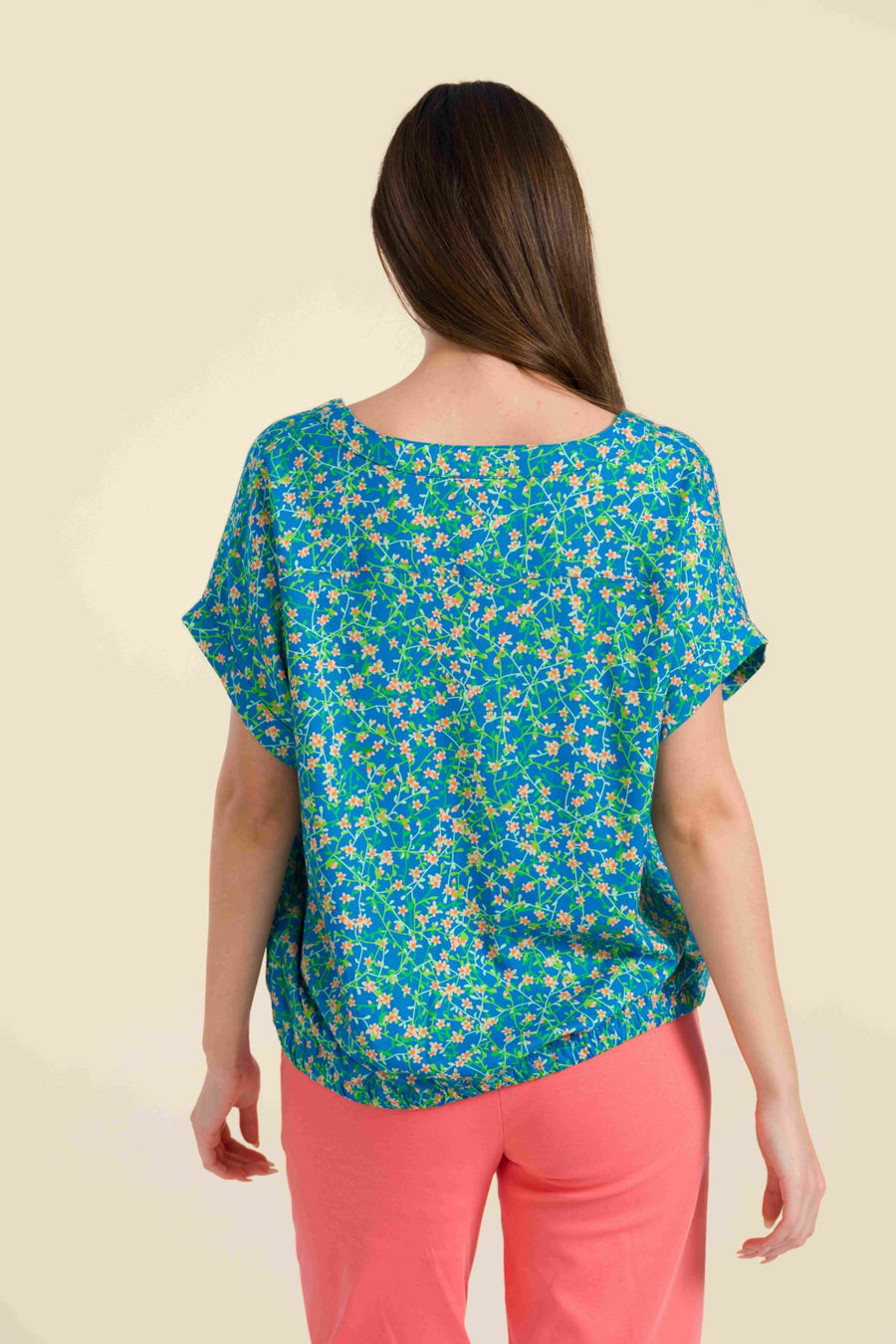 Evy blouse met korte mouwen | Lente String