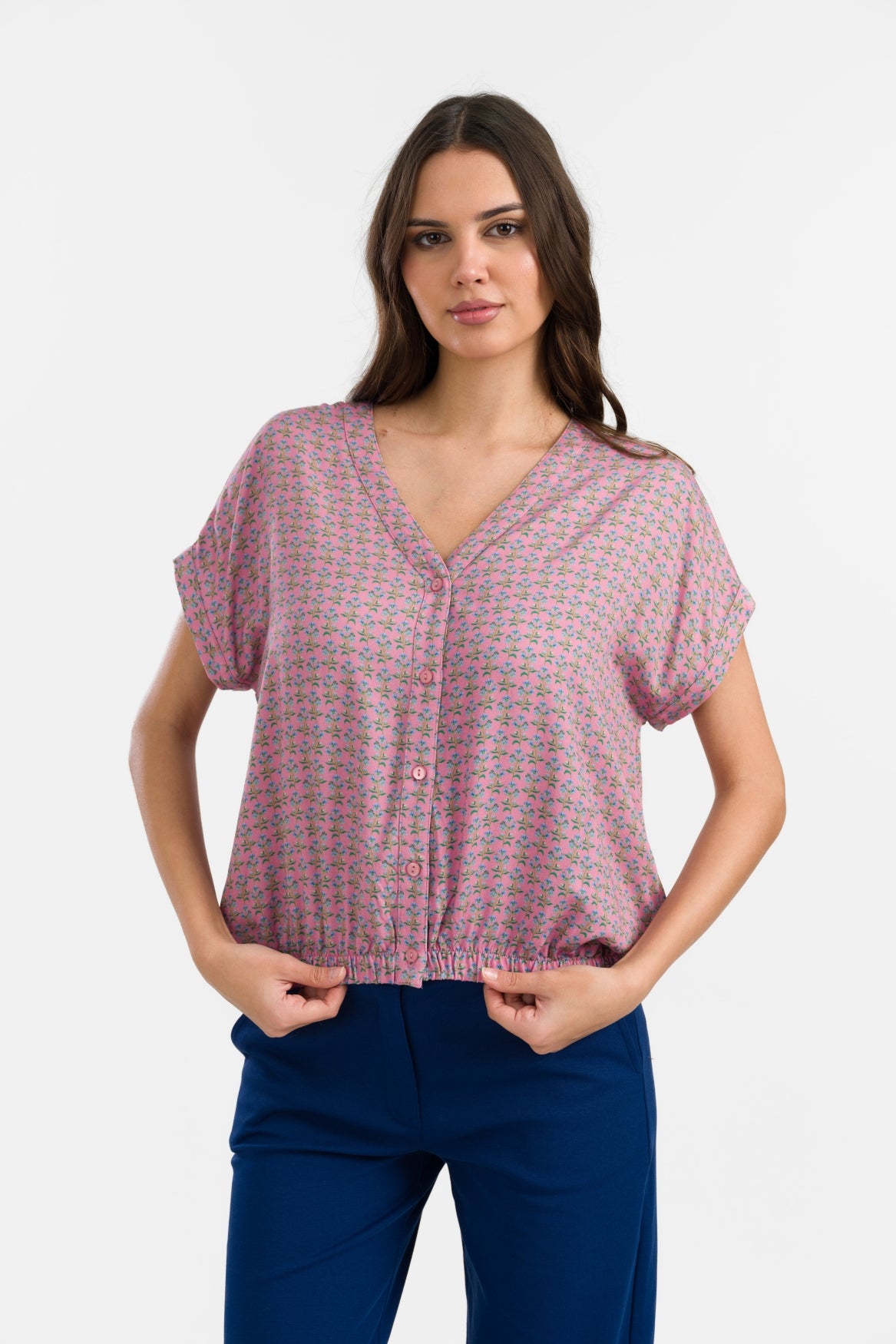 Evy Blouse met korte mouwen | So Sweet