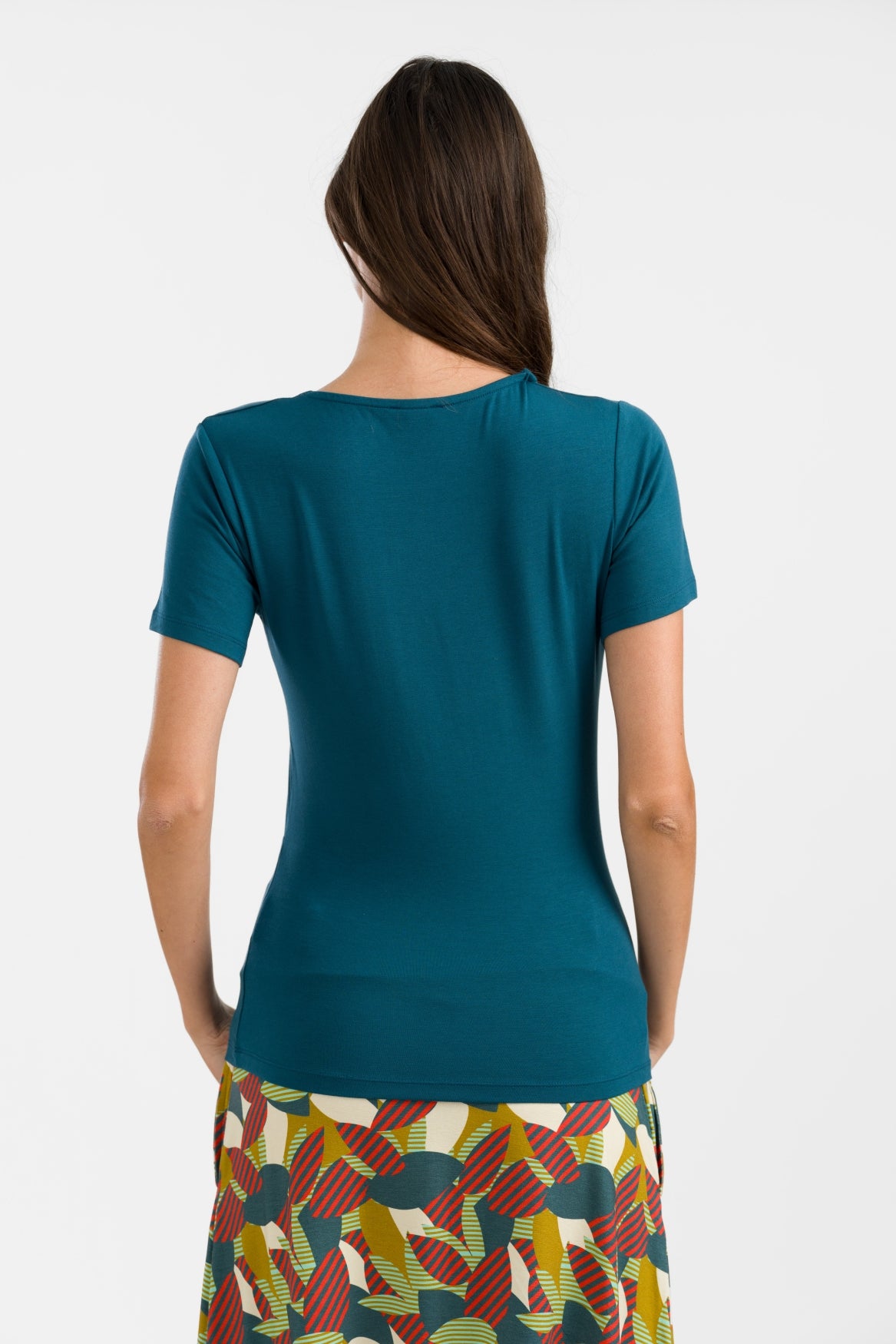 Angela Top met korte mouwen | Plain Petrol