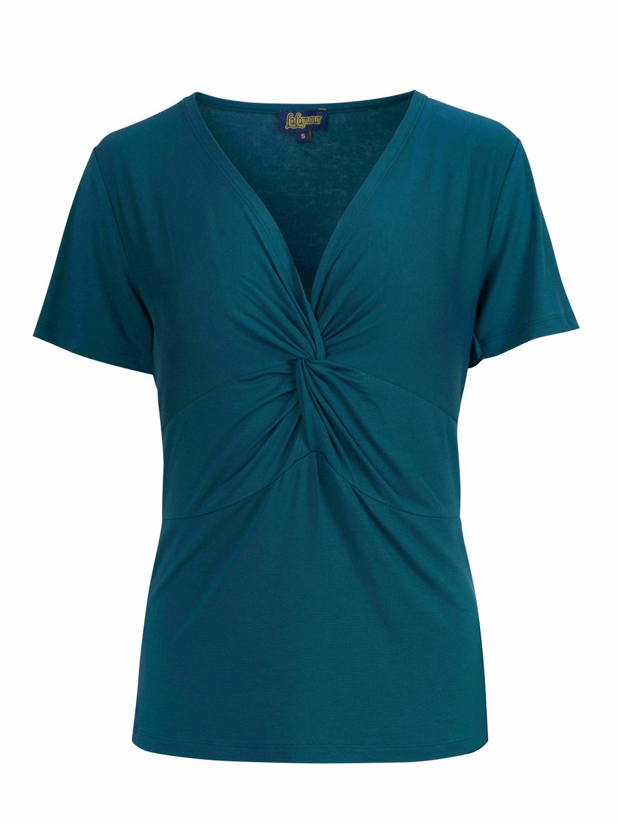 Angela Top met korte mouwen | Plain Petrol