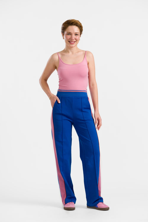 Hailey-broek | Punta Di Roma Blauw