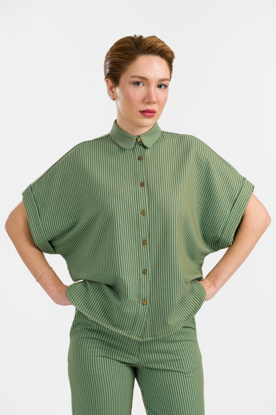 Jill Blouse | Groen
