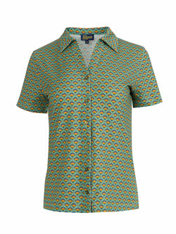 Lena Blouse met korte mouwen | Groovy