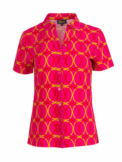 Lena Blouse met korte mouwen | Bubble Beat