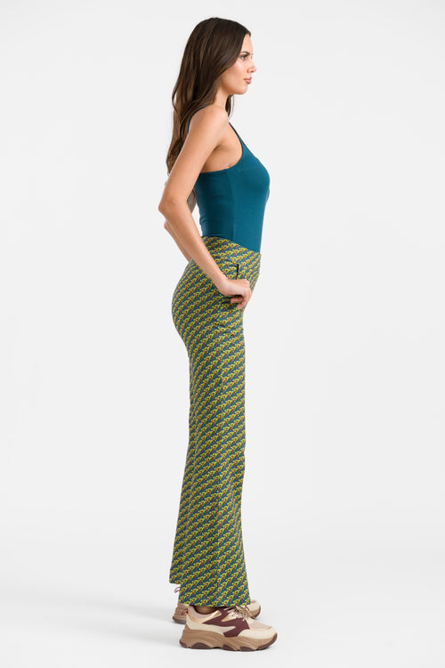 Lieke flared broek | Liefde voor de natuur