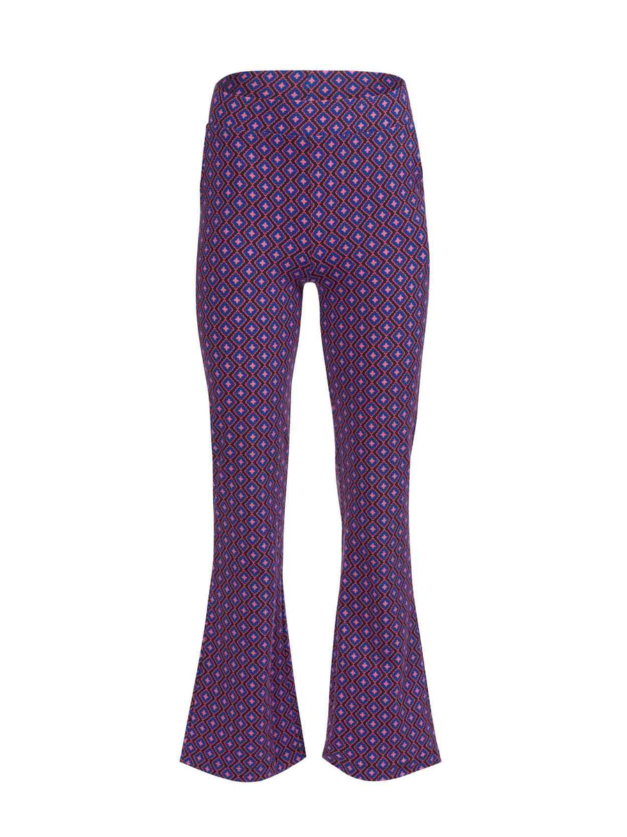 Lieke flared broek | Funky Squares