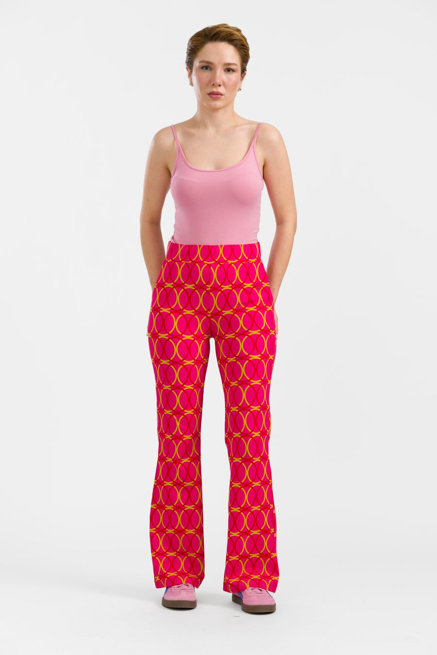 Lieke flared broek | Bubble Beat
