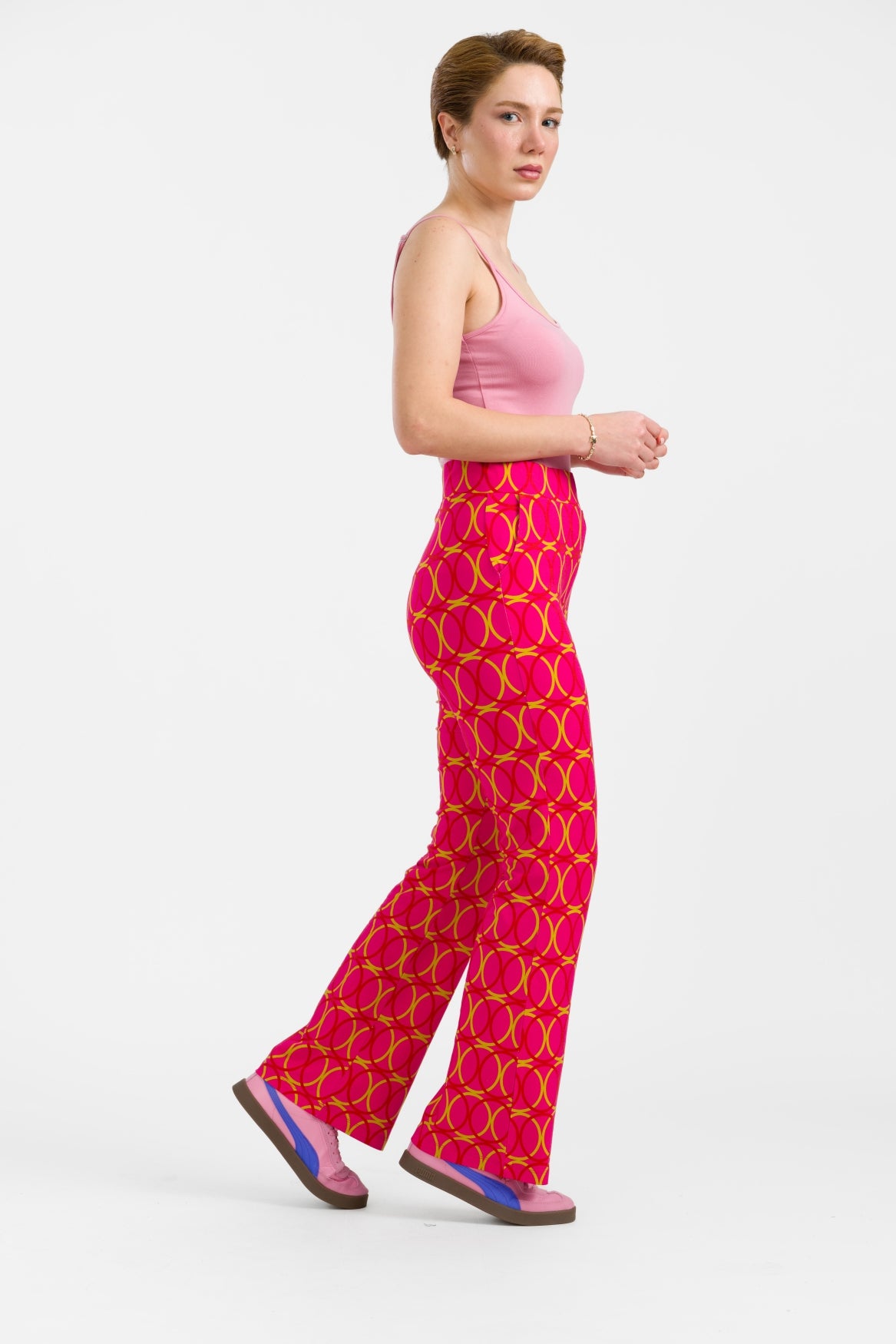 Lieke flared broek | Bubble Beat