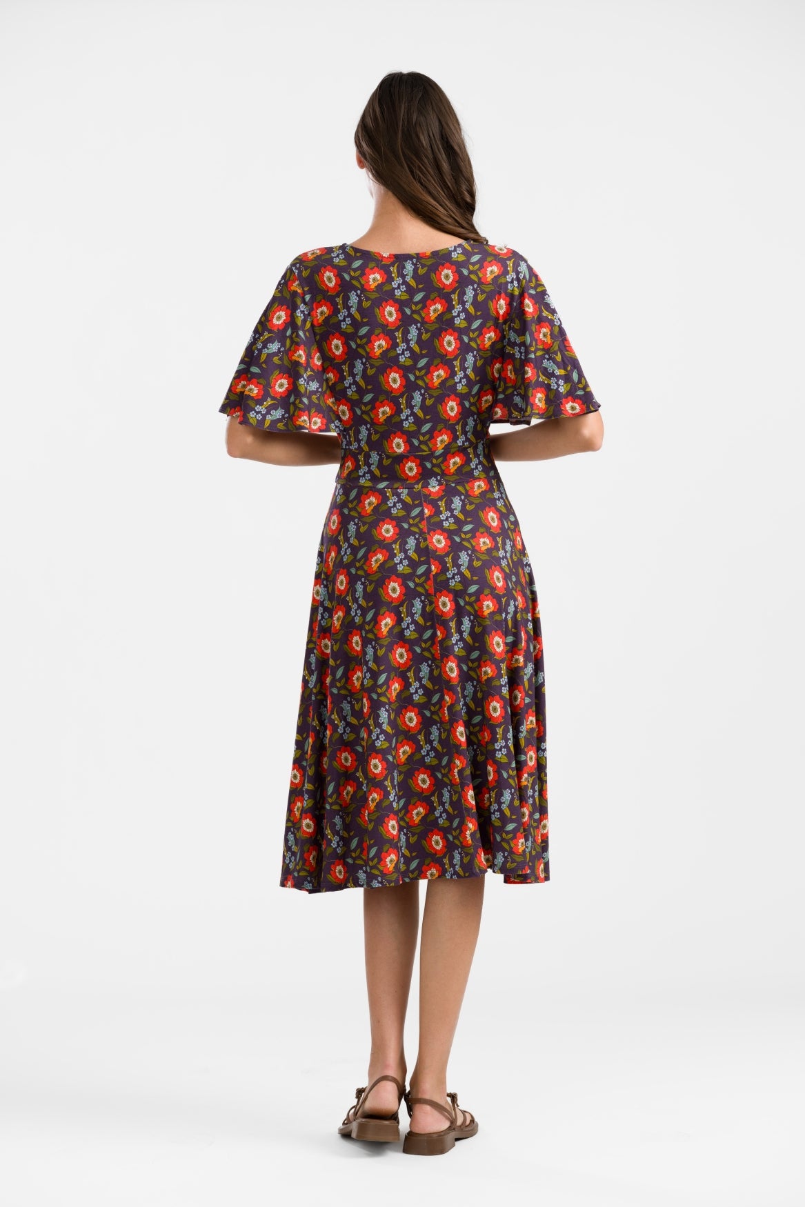 Luna Jurk | Purple Poppy