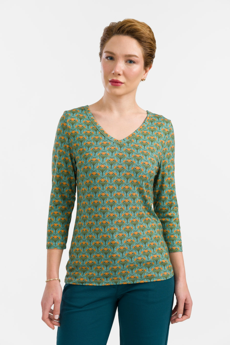 Lynn Top met 3/4 mouwen | Blooming