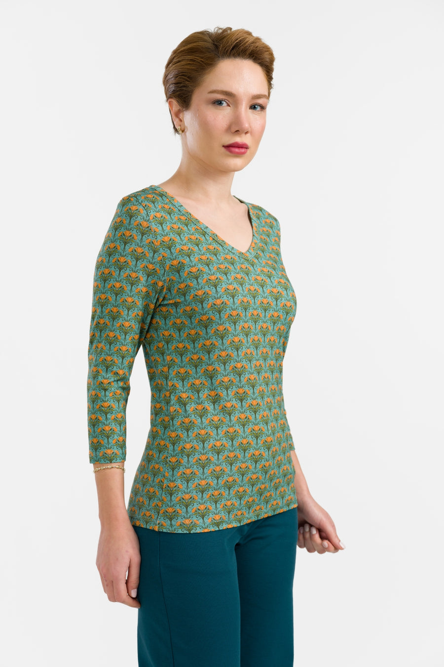 Lynn Top met 3/4 mouwen | Blooming