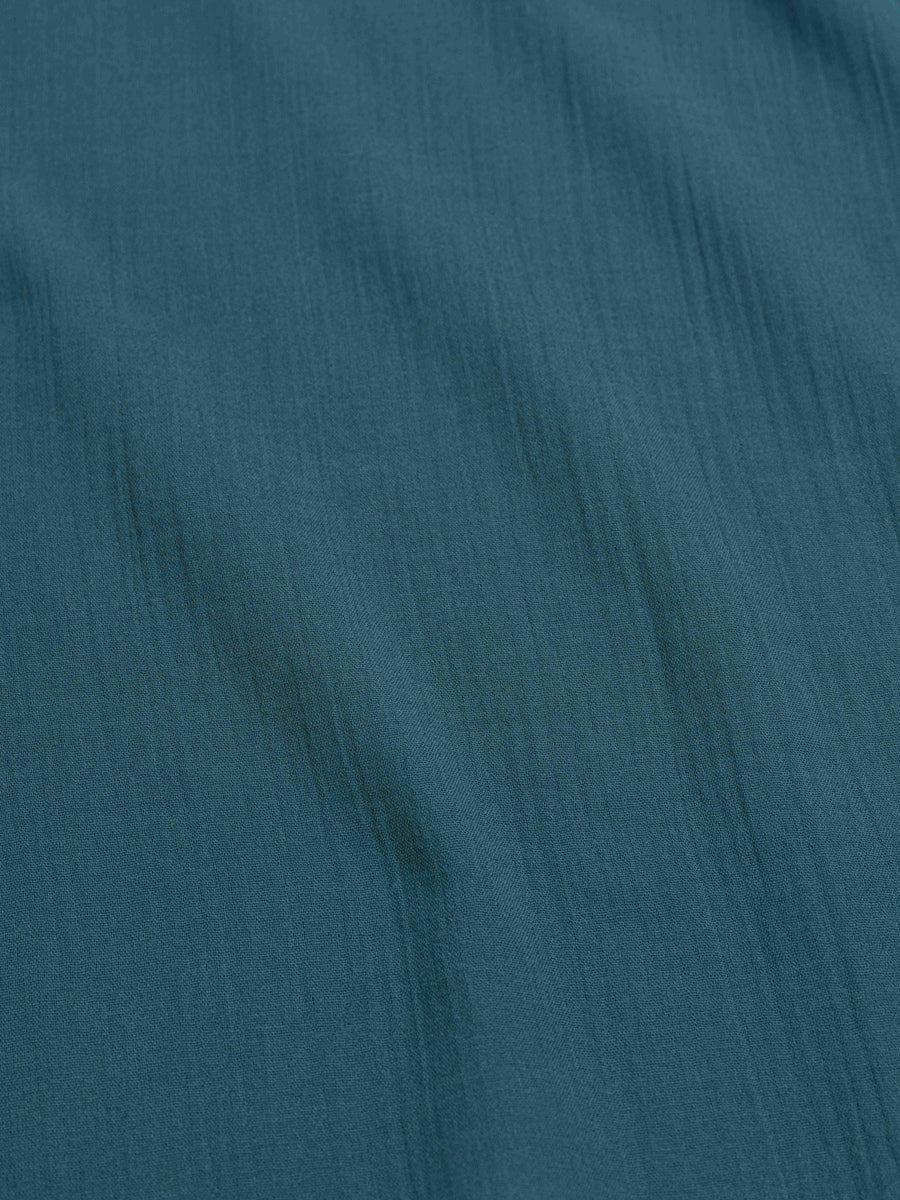 Megan korte broek | Crinkle Petrol