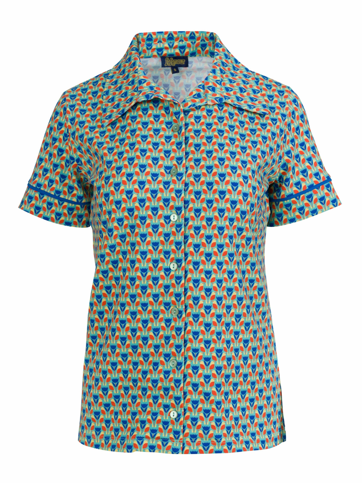 Sara Blouse met korte mouwen | Robin