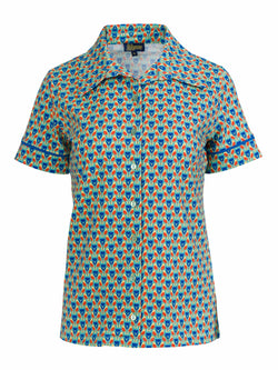 Sara Blouse met korte mouwen | Robin