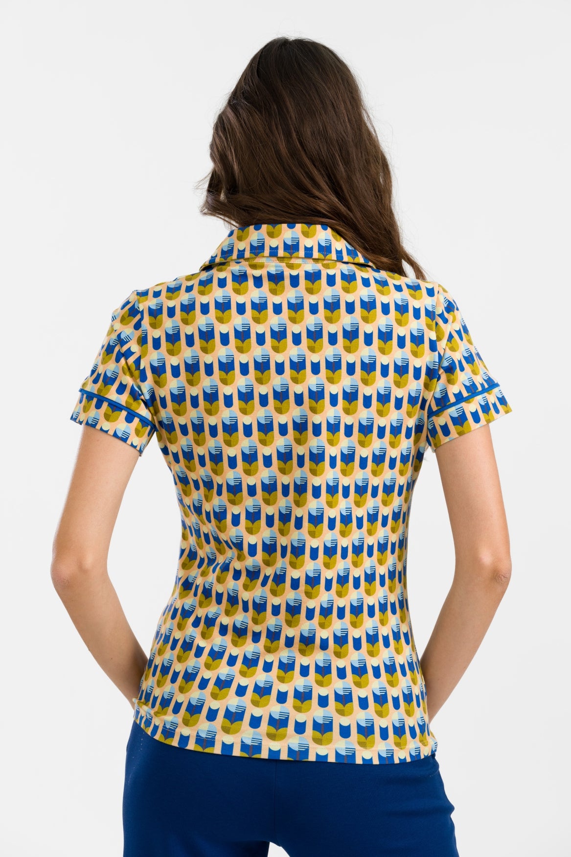 Sara Blouse met korte mouwen | Artificial Flower