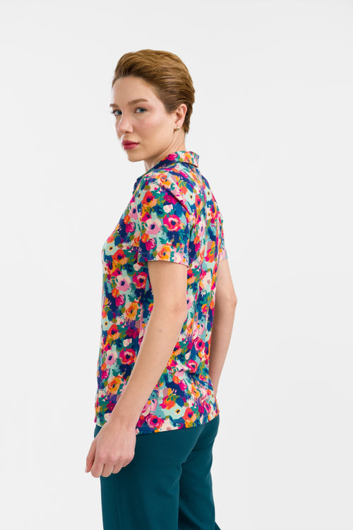 Sill Blouse met korte mouwen | Potpourri
