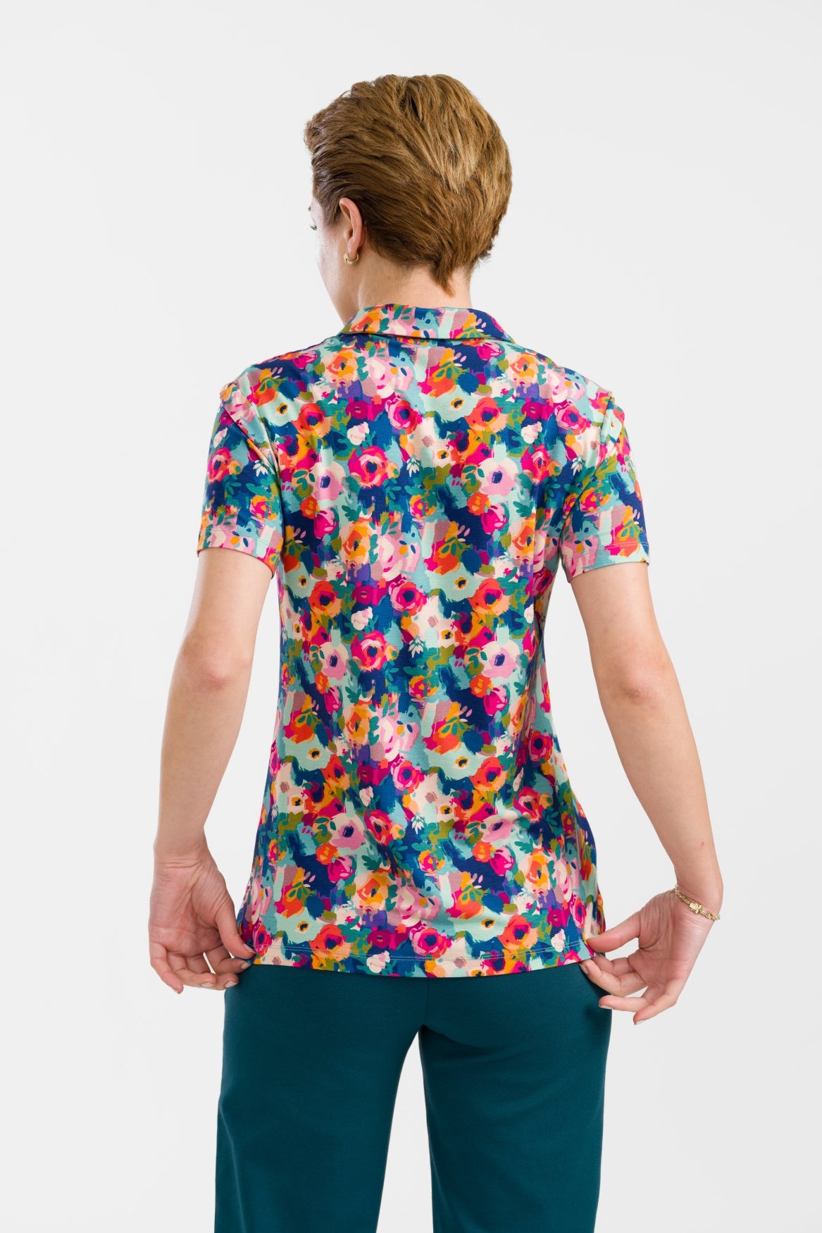 Sill Blouse met korte mouwen | Potpourri