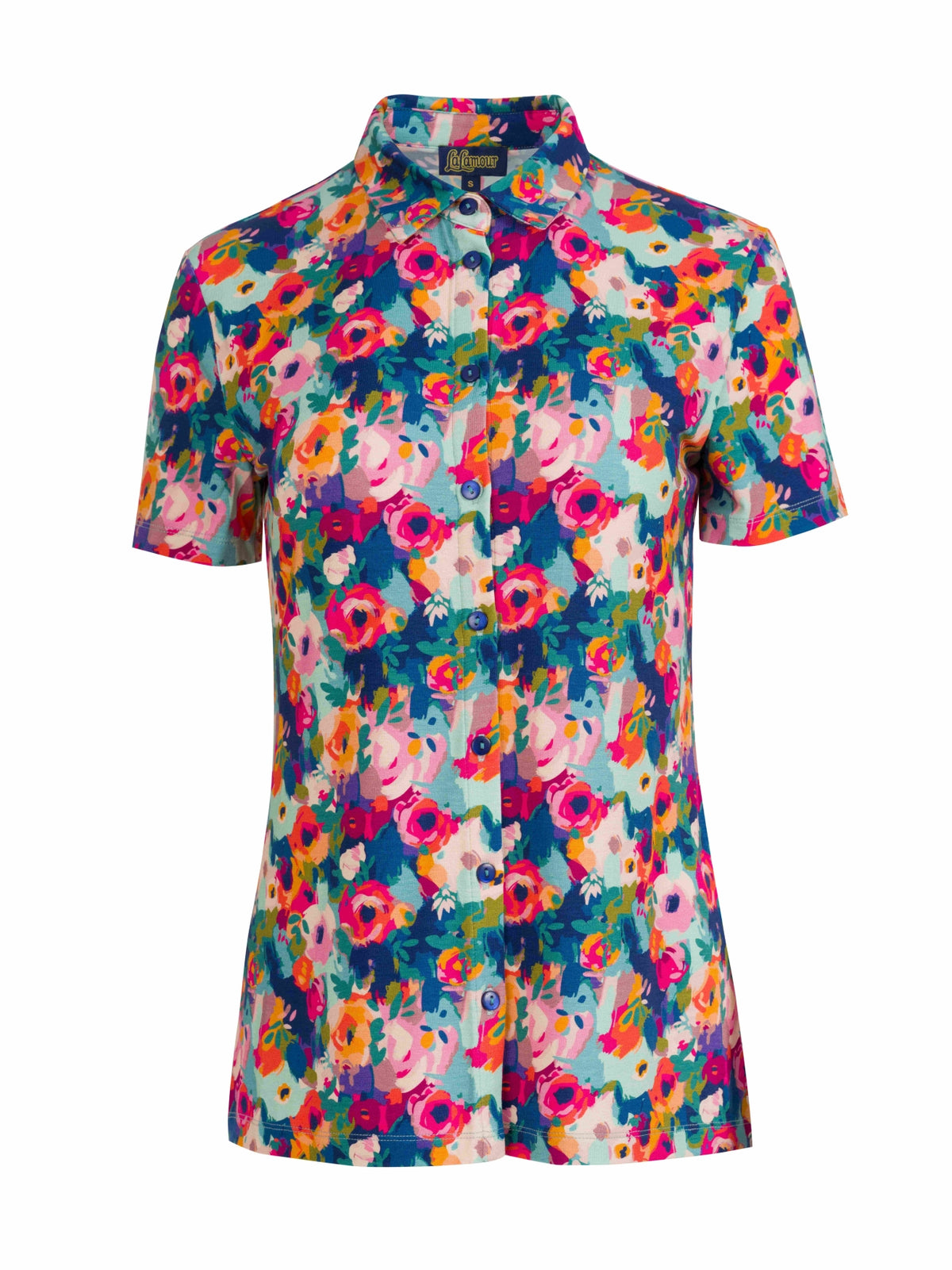 Sill Blouse met korte mouwen | Potpourri
