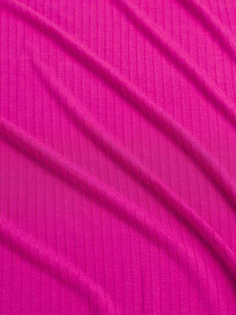Stella Tanktop | Rib Fuchsia