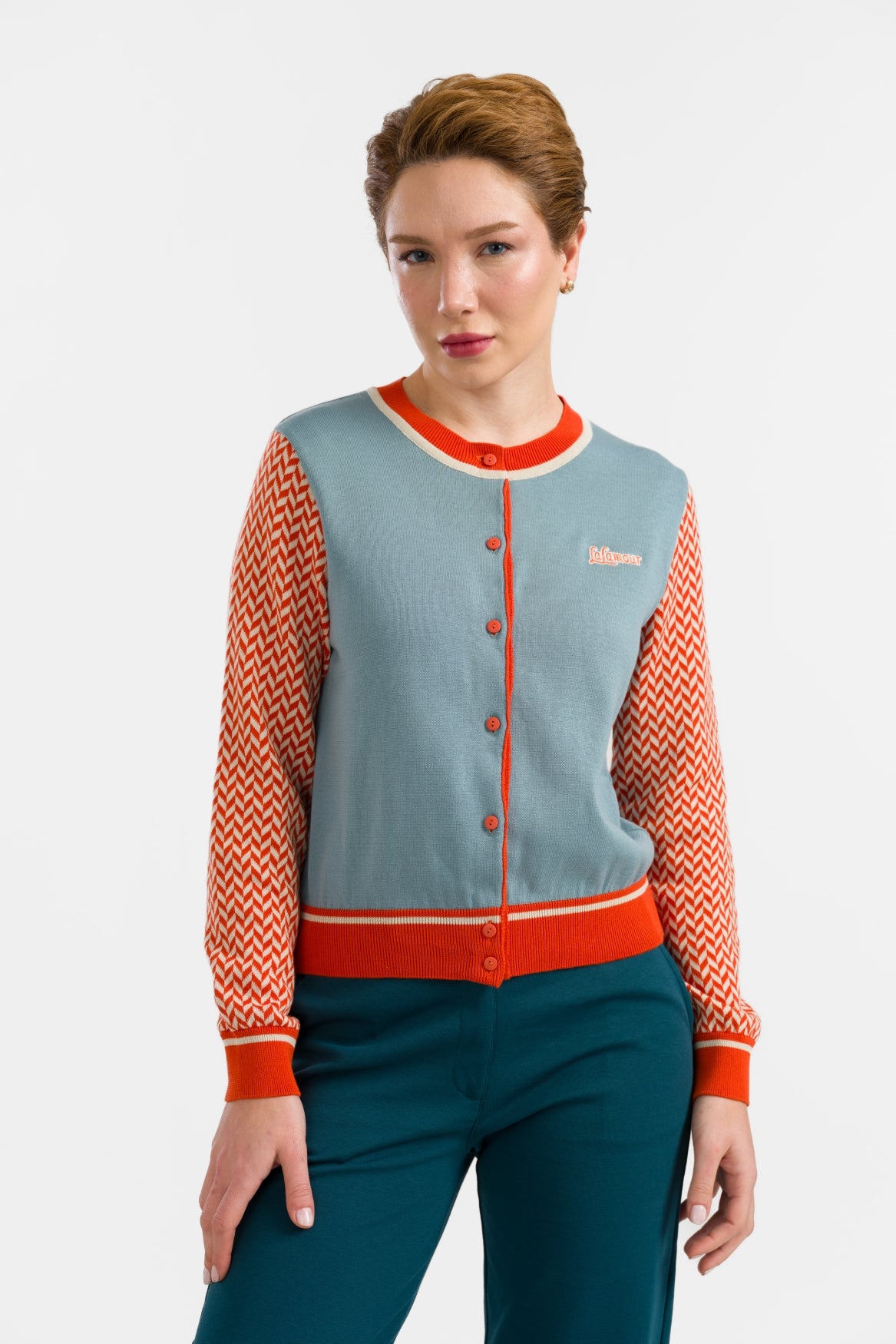 Gebreid vest | Flowers