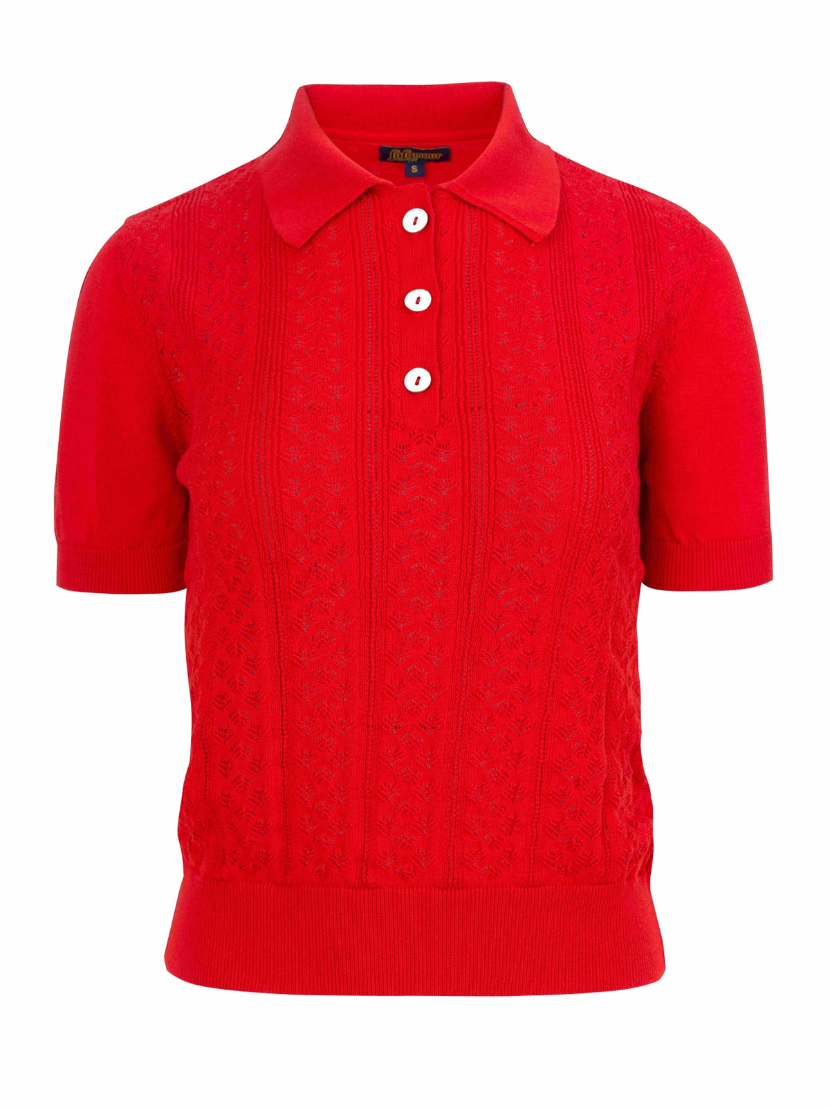 Gebreide Romy Top | Rood