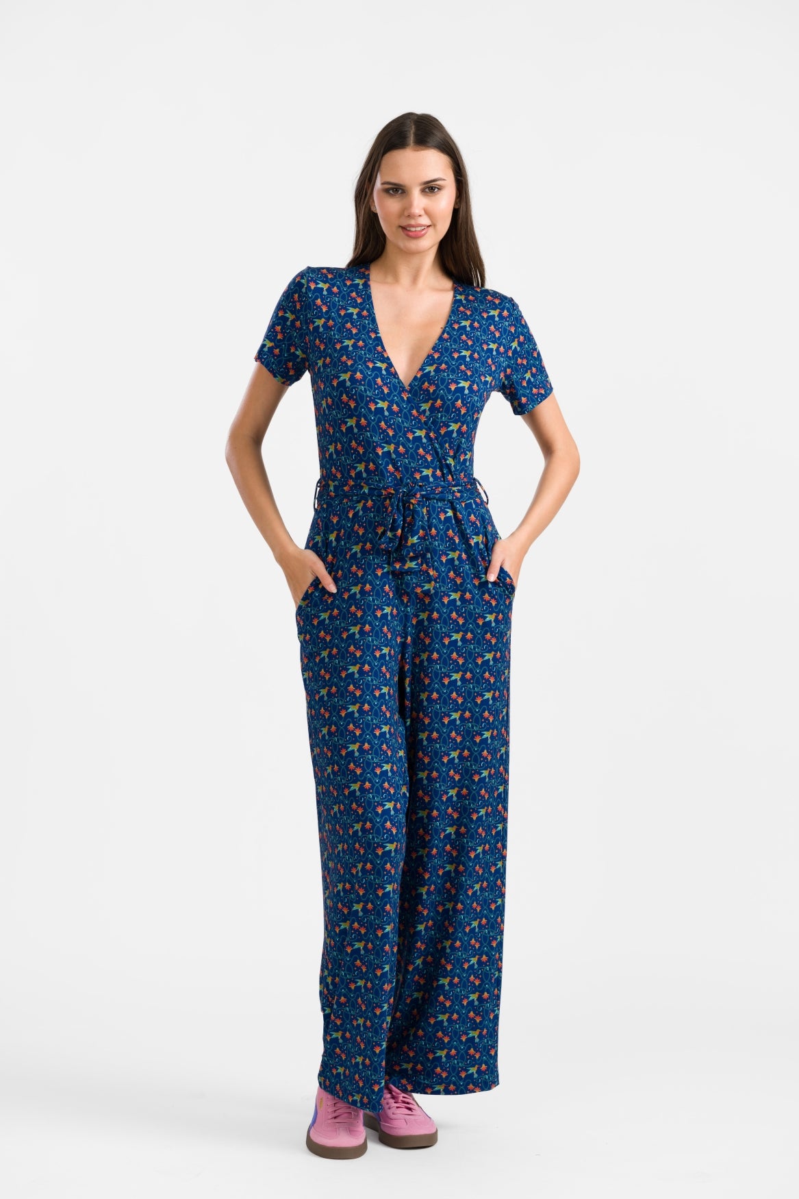 Diana Jumpsuit met korte mouwen | Hummingbird