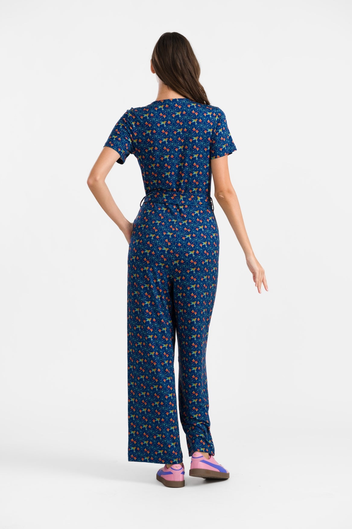 Diana Jumpsuit met korte mouwen | Hummingbird