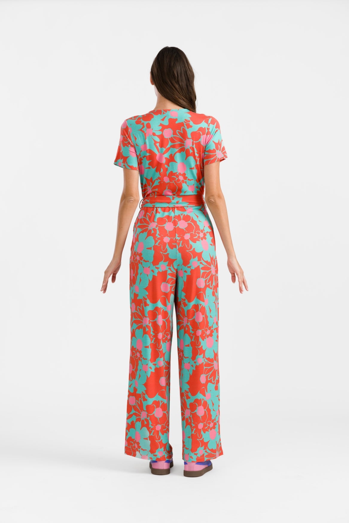 Diana Jumpsuit met korte mouwen | Flower Soup
