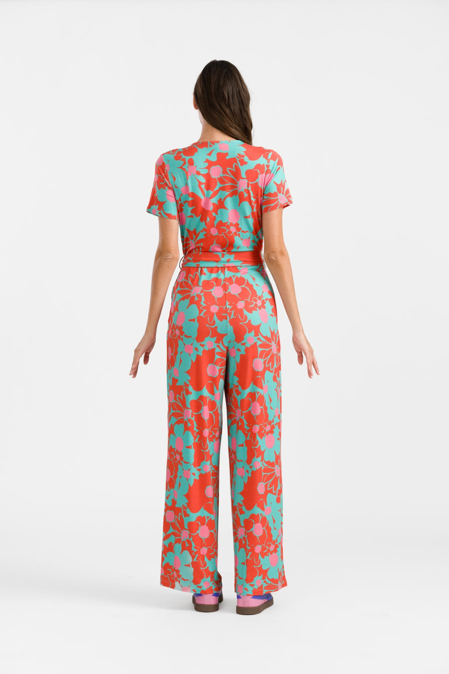 Diana Jumpsuit met korte mouwen | Flower Soup