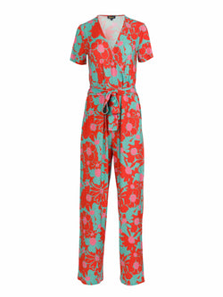 Diana Jumpsuit met korte mouwen | Flower Soup