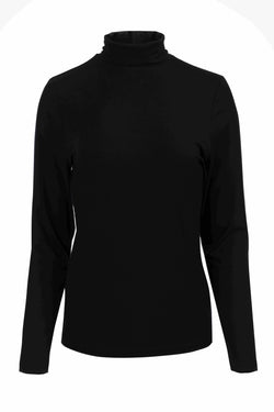 Roze Top | Ecovero Effen Zwart