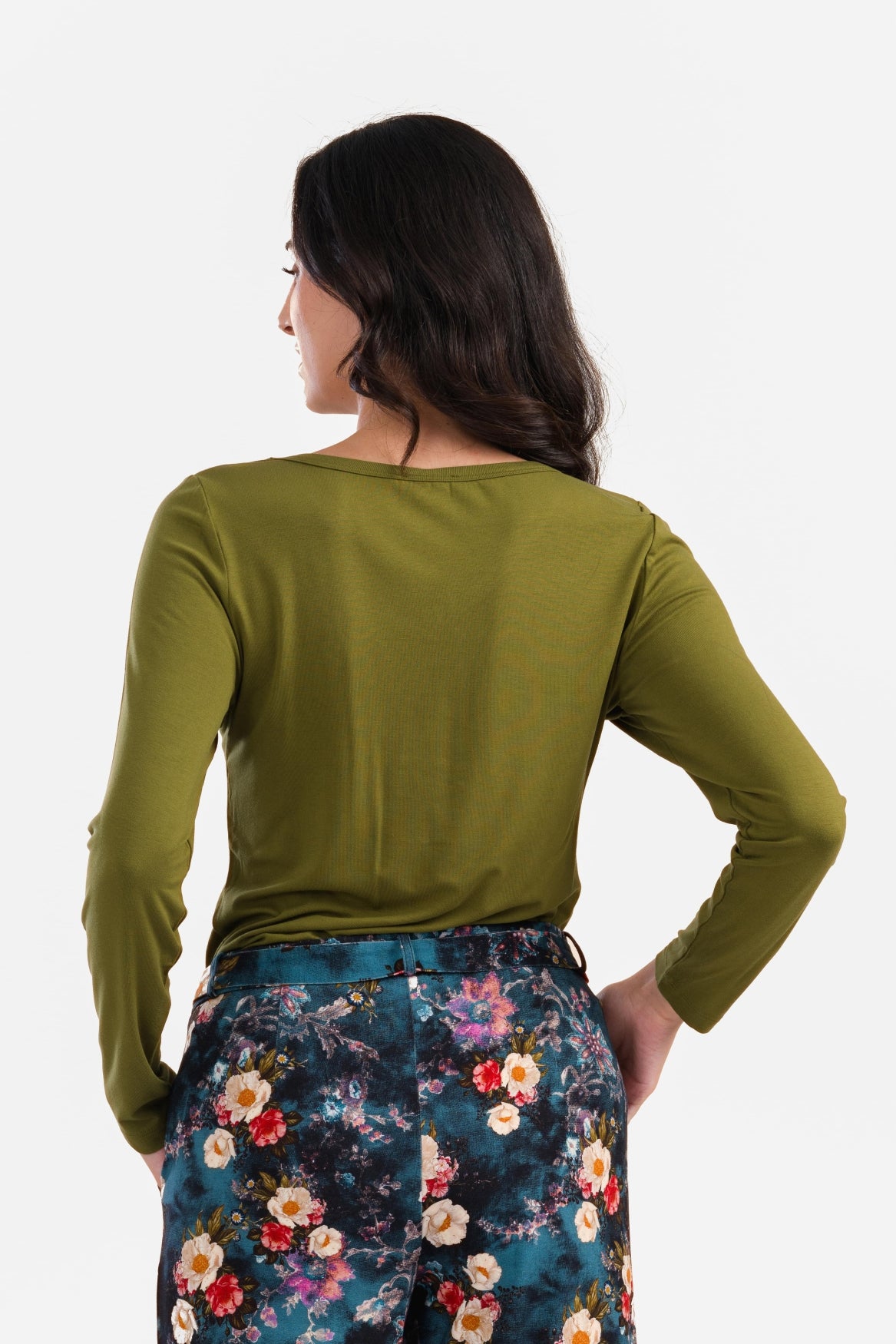 Lynn Top | Ecoco Naturel Olijf