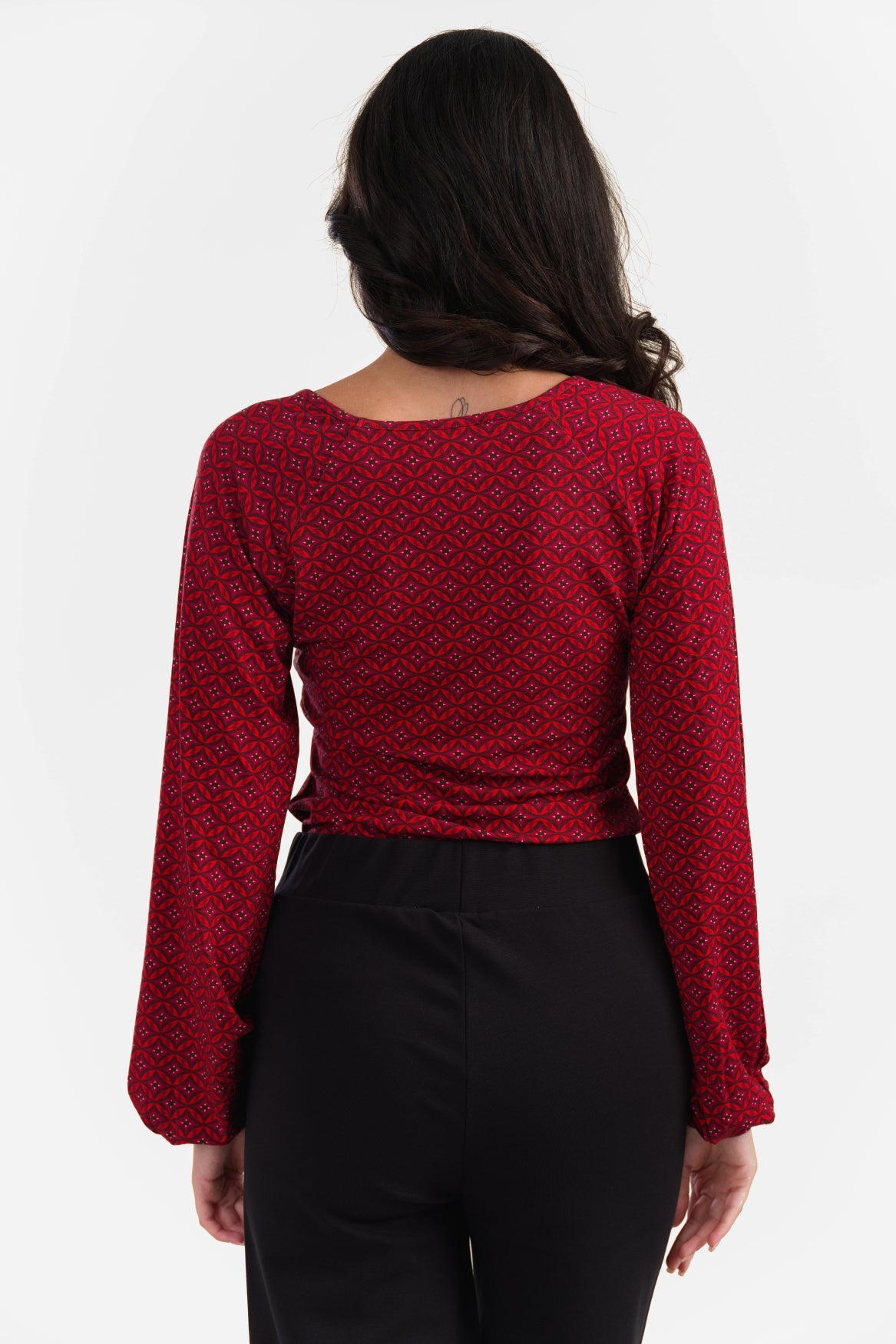 Jasmijn Top | Lissabon Rood