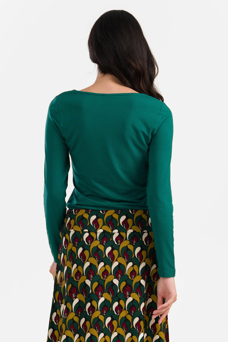 Pucktop | Ecovero Plain Groen
