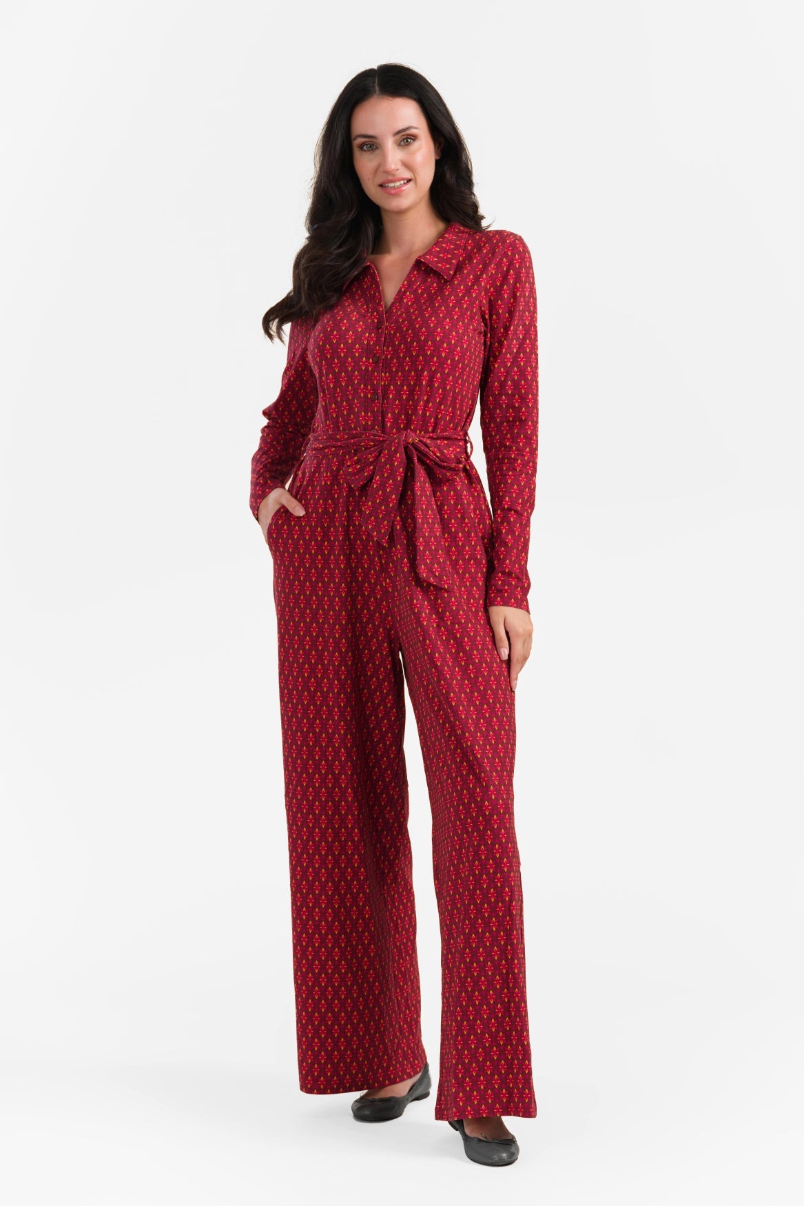 Bella Jumpsuit | Porto Rood
