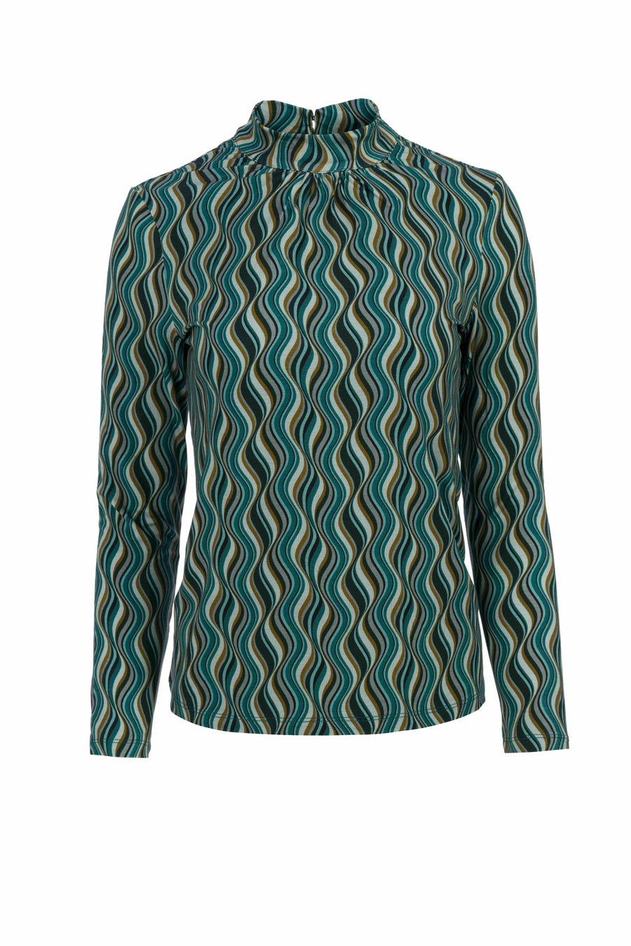 Lola Top | Glazuurgroen