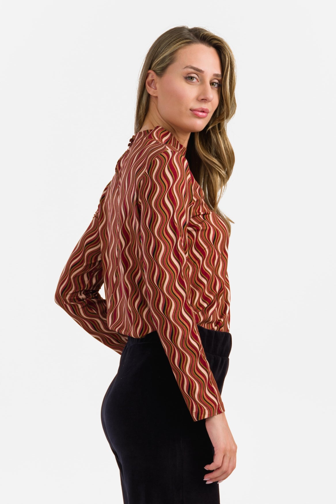 Lola Top | Glazuur Rood