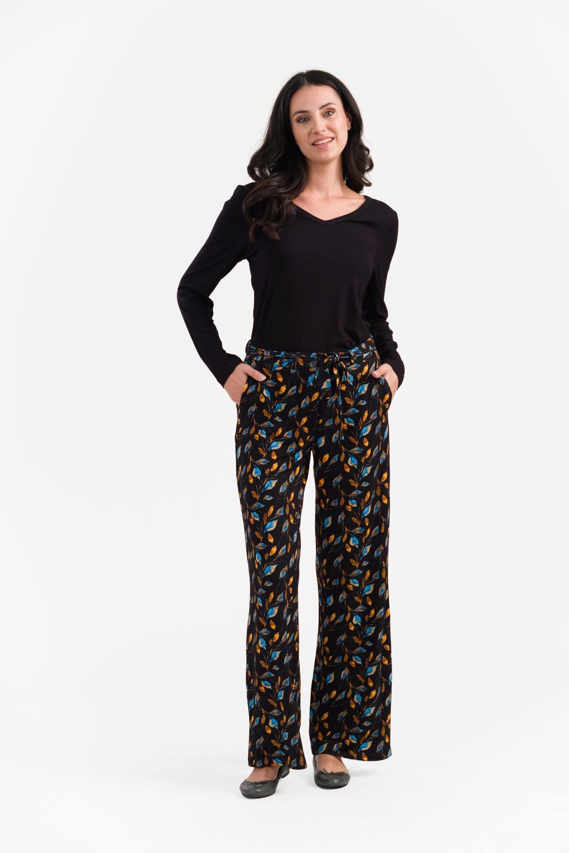 Sue Trousers | Herfstbladeren